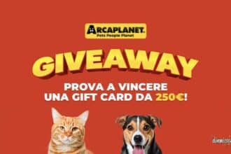 concorso Instagram Arcaplanet gift card 250 euro animali pet giveaway