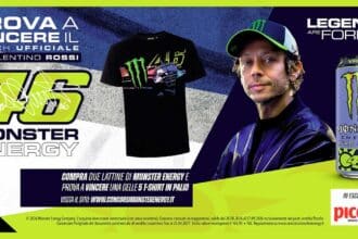 concorso Monster Energy supermercati Piccolo Campania vinci T-Shirt VR46