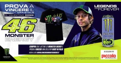 concorso Monster Energy supermercati Piccolo Campania vinci T-Shirt VR46
