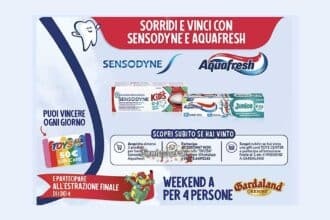 concorso Sensodyne Aquafresh Bimbi Junior gift card Toys Center weekend Gardaland
