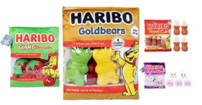 cuscino Lidl Haribo 2026 con peluche caramelle zip varianti Goldbears Happy Cola