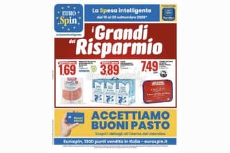 Volantino Eurospin: offerte dal 10 al 20 settembre