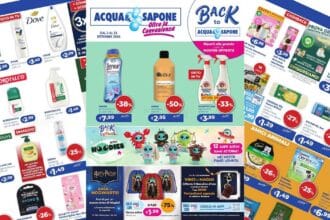 Anteprima volantino Acqua e Sapone Cesar dal 3 al 23 settembre