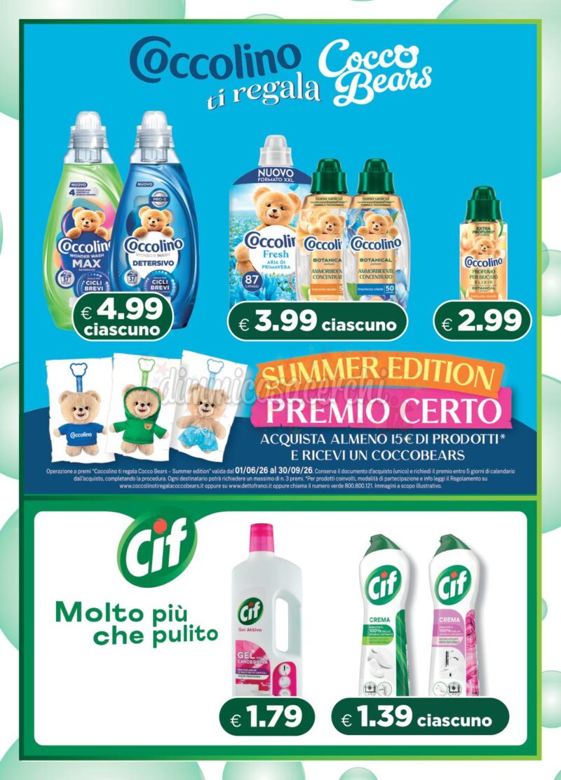 Volantino Acqua e Sapone nazionale: le offerte 20 Settembre al 10 Ottobre 2026