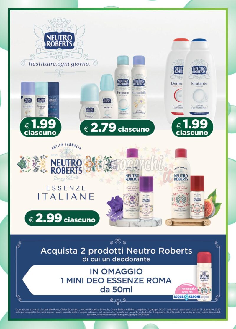 Volantino Acqua e Sapone nazionale: le offerte 20 Settembre al 10 Ottobre 2026