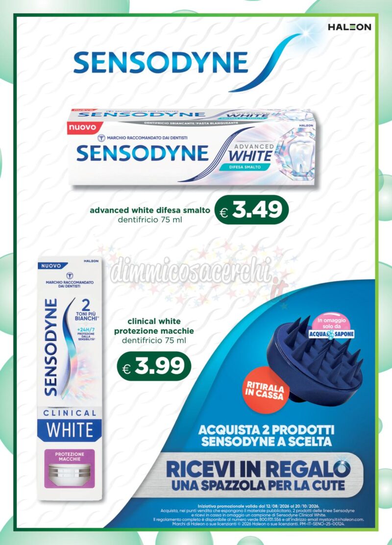 Volantino Acqua e Sapone nazionale: le offerte 20 Settembre al 10 Ottobre 2026