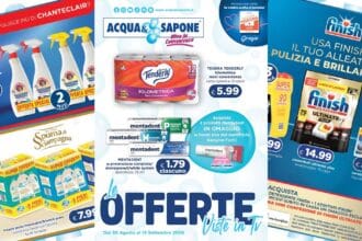 Volantino Acqua e Sapone nazionale: le offerte dal 30 agosto al 19 settembre