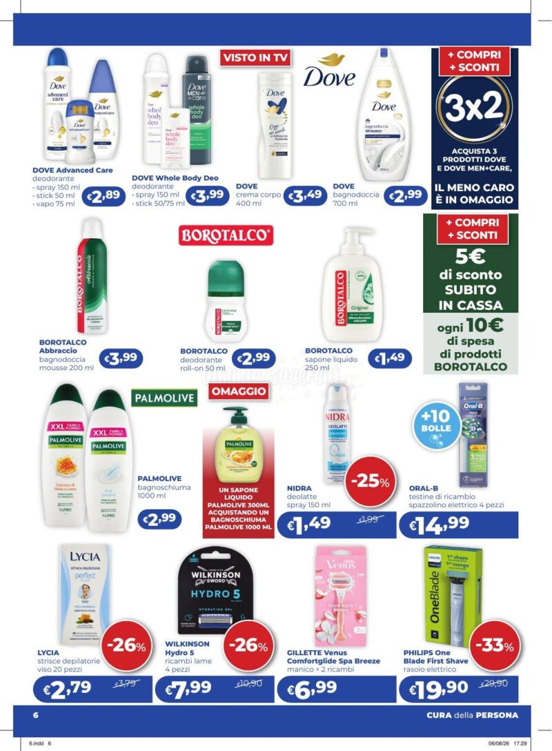 Anteprima volantino Acqua e Sapone Cesar dal 3 al 23 settembre
