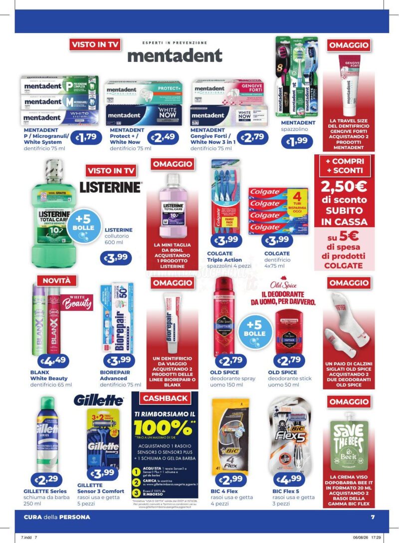 Anteprima volantino Acqua e Sapone Cesar dal 3 al 23 settembre