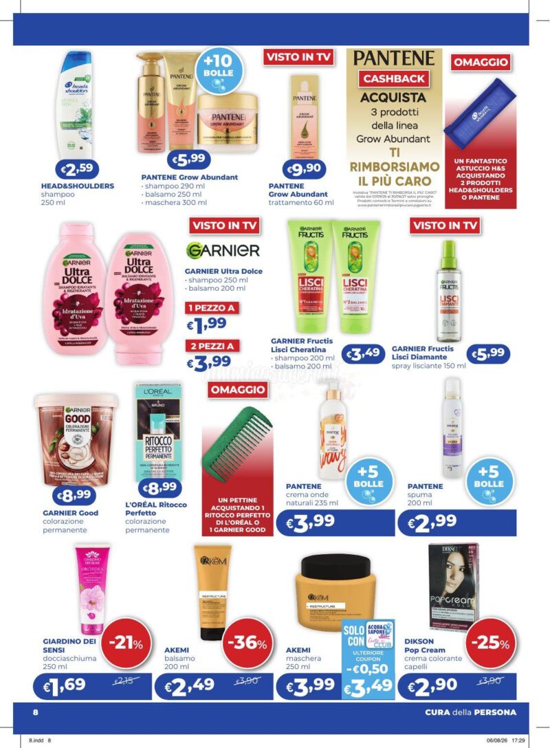 Anteprima volantino Acqua e Sapone Cesar dal 3 al 23 settembre