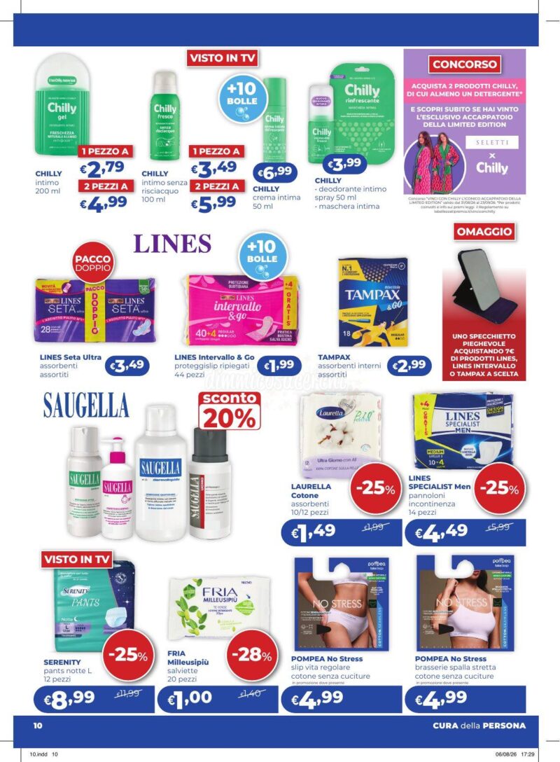 Anteprima volantino Acqua e Sapone Cesar dal 3 al 23 settembre