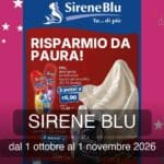 Volantino Sirene Blu ottobre 2026 con offerte su cura persona, detersivi, fragranze e make up