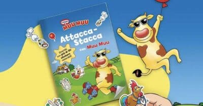 Premio certo Muu Muu Attacca-Stacca album sticker cameo acquisto 2 confezioni