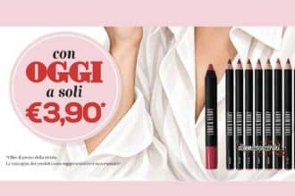 Rossetti, matite e matitoni labbra Lord & Berry in edicola con il settimanale Oggi
