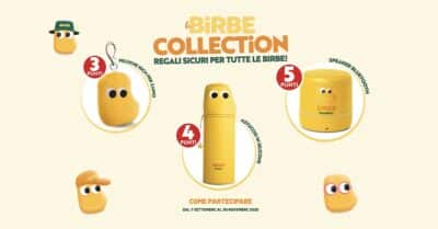 raccolta punti Le Birbe Amadori Collection peluche astuccio speaker bluetooth premio certo