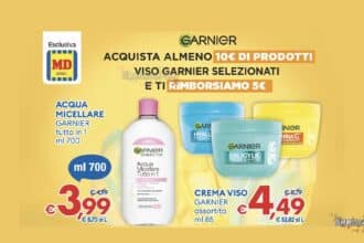 cashback Garnier La tua Skincare ti Rimborsa MD 5 euro rimborso prodotti viso 2026