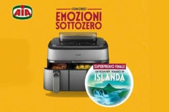 concorso AIA Emozioni Sottozero friggitrice Philips Airfryer viaggio Islanda WhatsApp instant win
