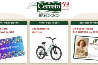 Concorso Cerreto Bio gift card bici elettrica buono hotel bio