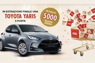 Concorso Spesa Fortunata Master Coop Calabria, vinci buoni spesa Coop e una Toyota Yaris Hybrid