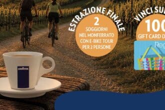 concorso Lavazza Mercatò vinci Gift Card e soggiorno nel Monferrato con e-bike