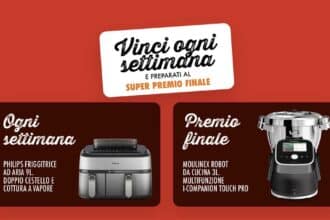 Airfryer Serie 5000 e robot da cucina Moulinex in palio nel concorso Martini On Fire