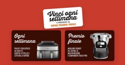 Airfryer Serie 5000 e robot da cucina Moulinex in palio nel concorso Martini On Fire