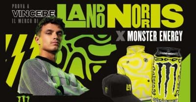 Concorso Monster Energy Conad, vinci il kit felpa e cappellino Lando Norris con l'instant win