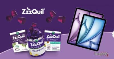 concorso ZzzQuil Vinci Ogni Settimana iPad Air in palio 2026