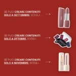 tester Deborah Milano con trnd rossetto palette fondotinta make up gratis