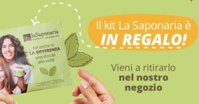 Kit omaggio La Saponaria da ritirare in negozio