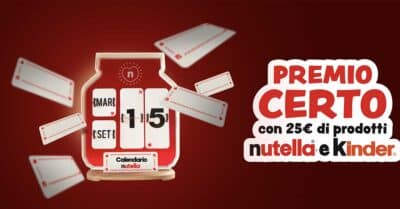 calendario perpetuo Nutella omaggio programma Quelli della Colazione Ferrero