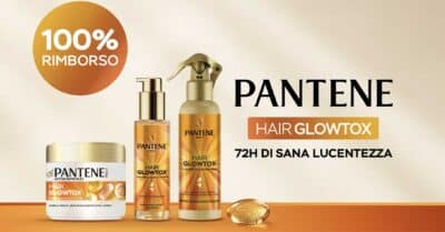 Cashback Pantene Hair Glowtox rimborso 100 percento prova gratis shampoo