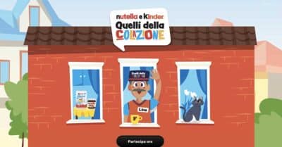 programma Quelli della Colazione Ferrero gettoni livelli vantaggi Nutella Kinder