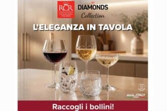 raccolta bollini Carrefour RCR Diamonds Collection bicchieri cristallo LUXION PAYBACK 2026