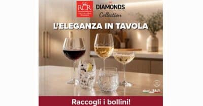 raccolta bollini Carrefour RCR Diamonds Collection bicchieri cristallo LUXION PAYBACK 2026