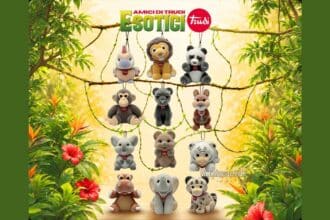 raccolta punti Conad Amici di Trudi Esotici 12 peluche vellutati animali esotici