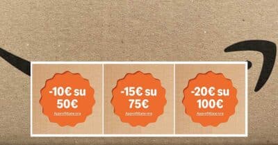 promozione Amazon più acquisti più risparmi sconto fino a 20 euro settembre 2026
