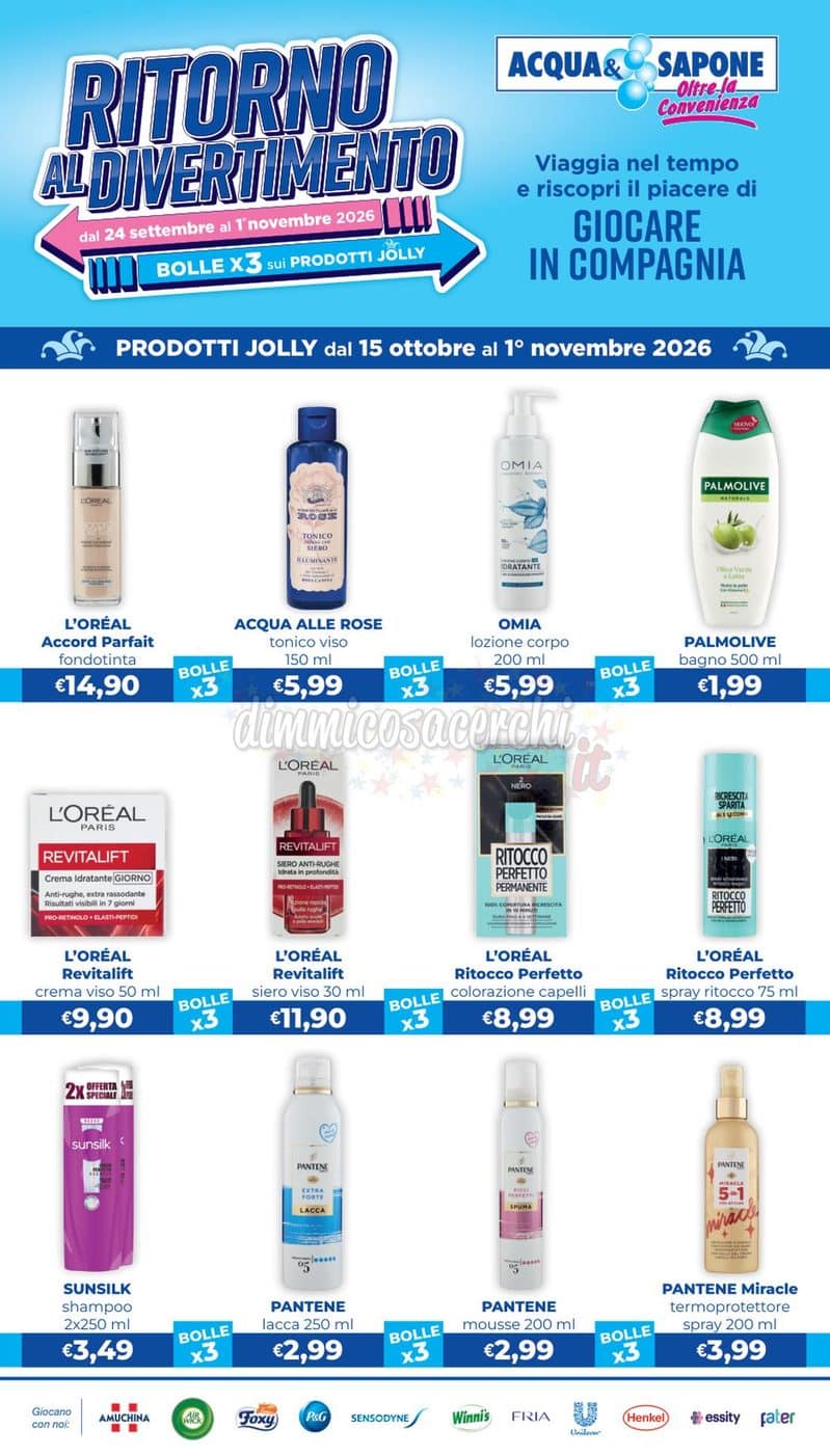 Anteprima volantino Acqua e Sapone Cesar dal 15 ottobre al 1 novembre 2026 pagina 1