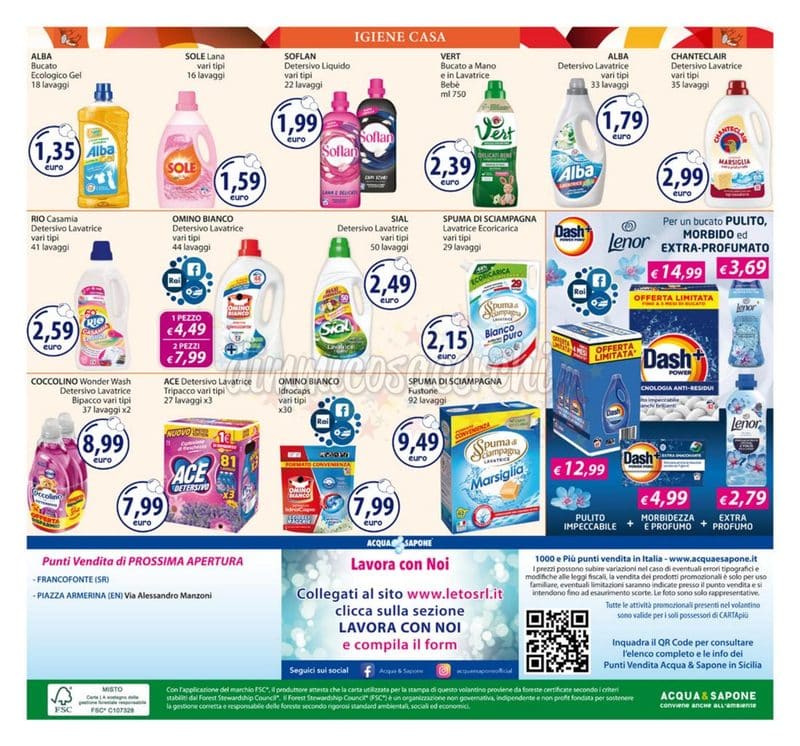 Volantino Acqua e Sapone Sicilia dal 5 al 18 ottobre pagina 11