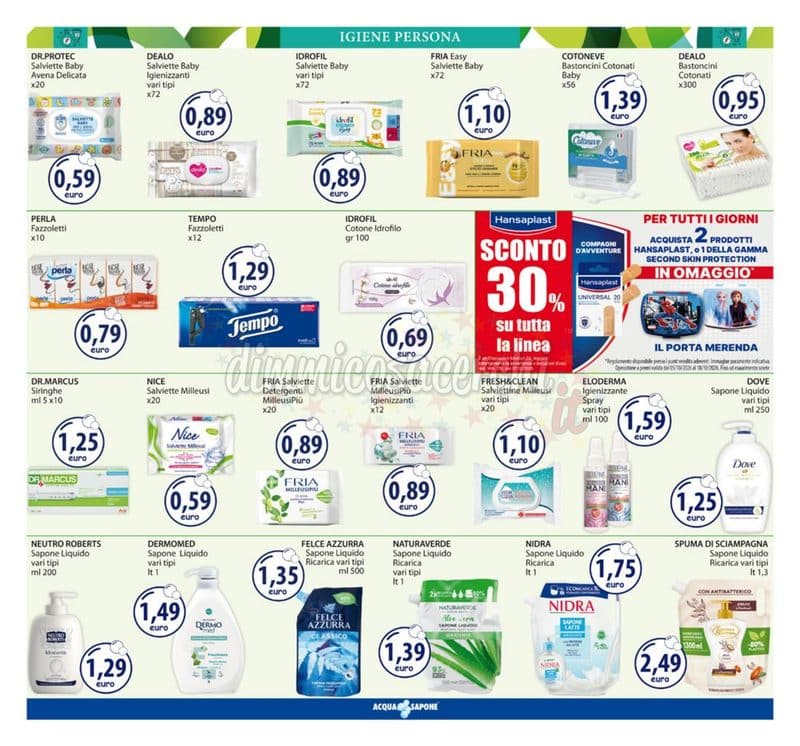 Volantino Acqua e Sapone Sicilia dal 5 al 18 ottobre pagina 19