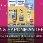 Anteprima volantino Acqua e Sapone Cesar dal 24 settembre al 14 ottobre 2026: nuovi cashback e promo!