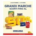 Volantino Esselunga settembre ottobre 2026 con sconti fino al 50% su grandi marche alimentari e cura casa