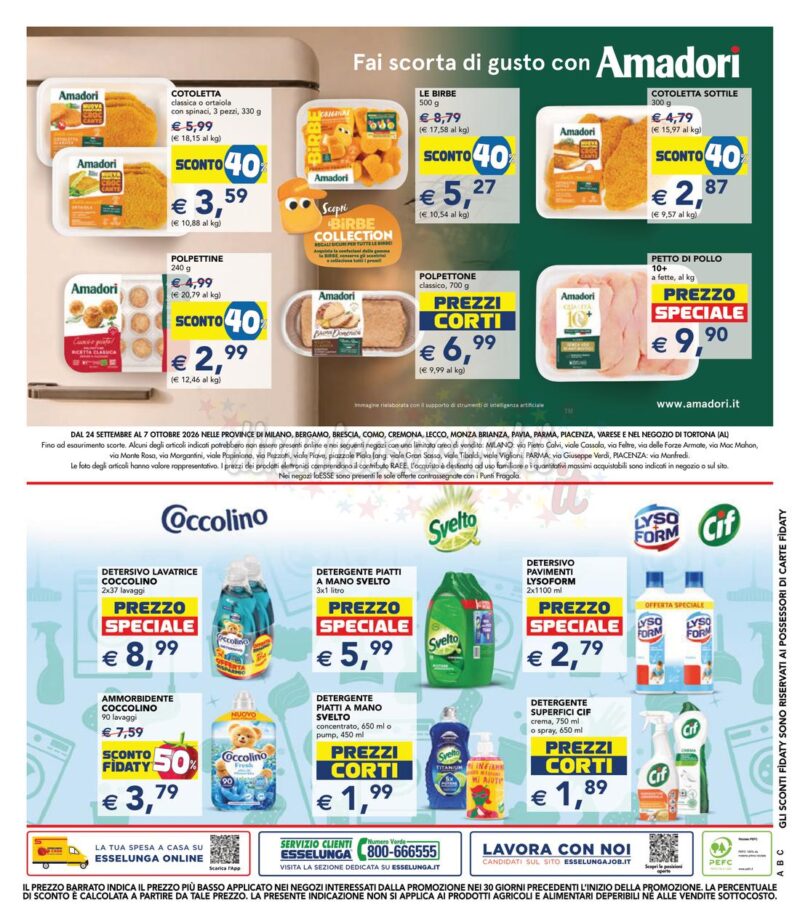 Volantino Esselunga dal 24 settembre al 7 ottobre 2026 pagina 26