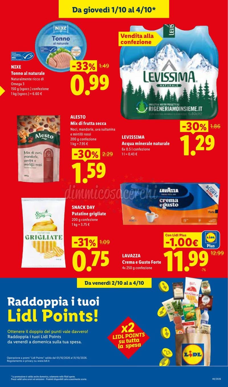 Anteprima volantino Lidl dal 1° al 7 ottobre 2026 pagina 3
