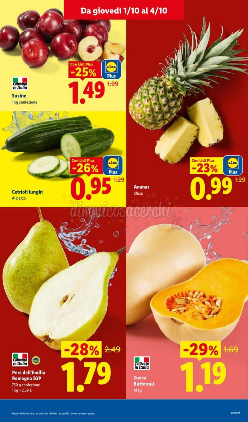 Anteprima volantino Lidl dal 1° al 7 ottobre 2026 pagina 5