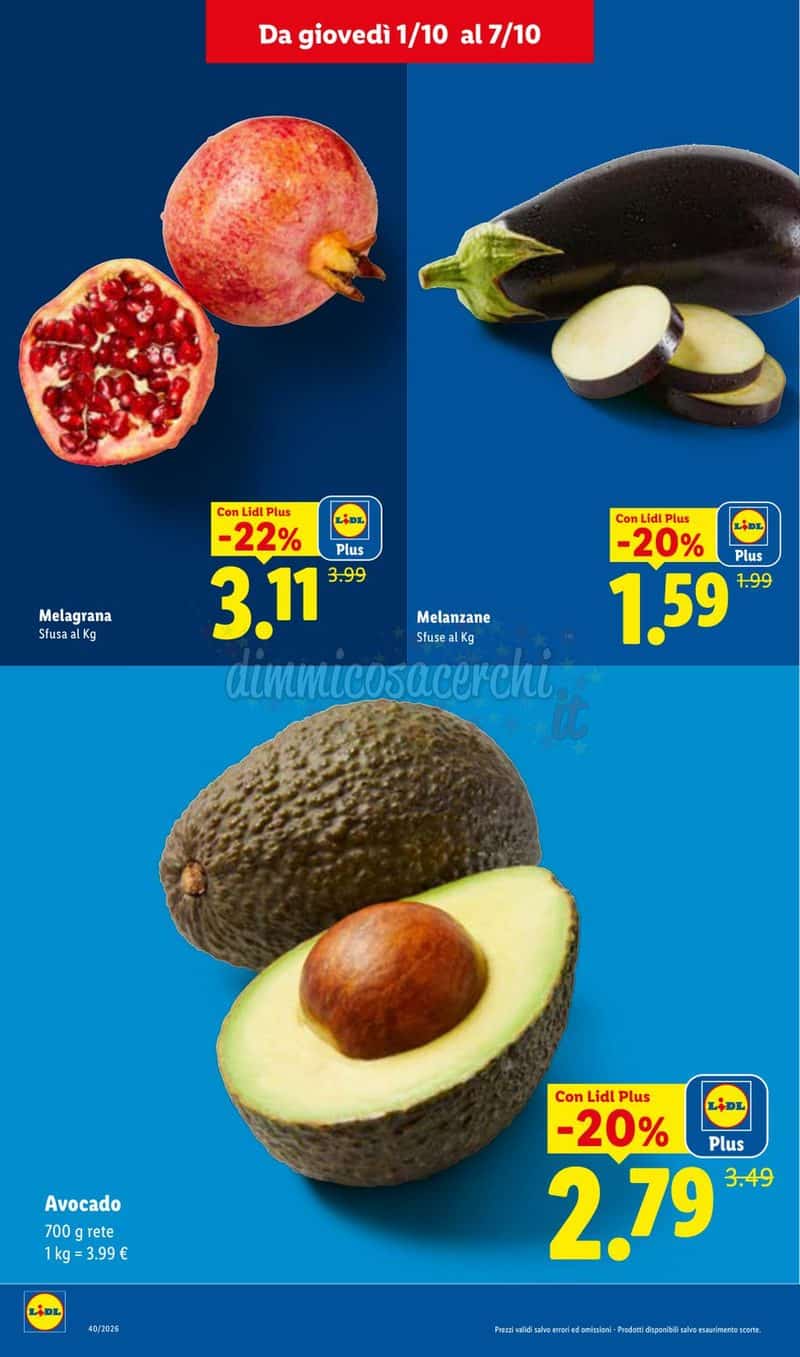 Anteprima volantino Lidl dal 1° al 7 ottobre 2026 pagina 6