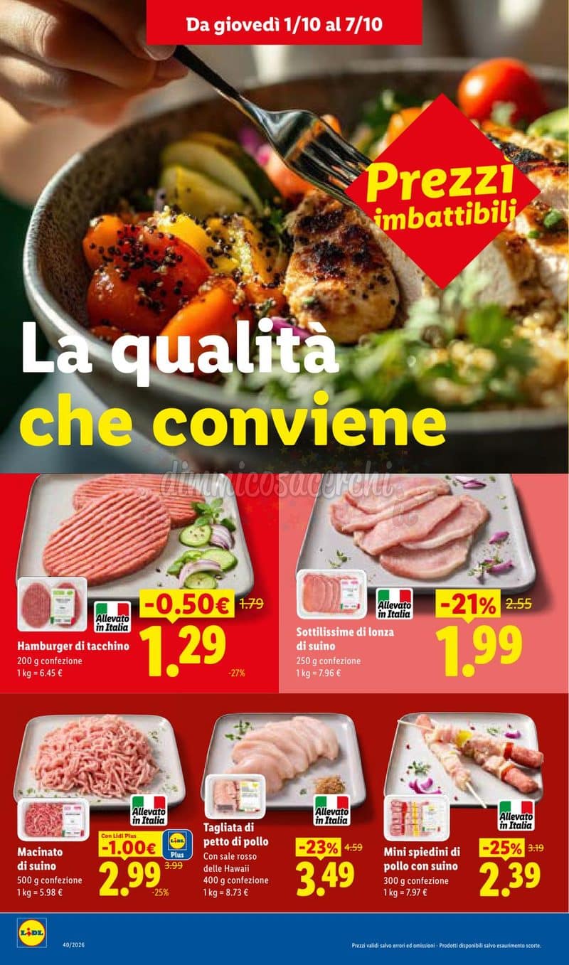 Anteprima volantino Lidl dal 1° al 7 ottobre 2026 pagina 8
