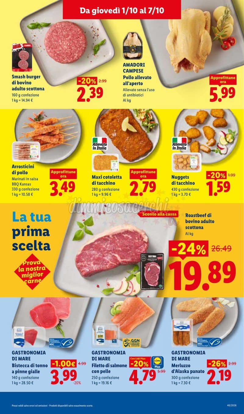Anteprima volantino Lidl dal 1° al 7 ottobre 2026 pagina 9