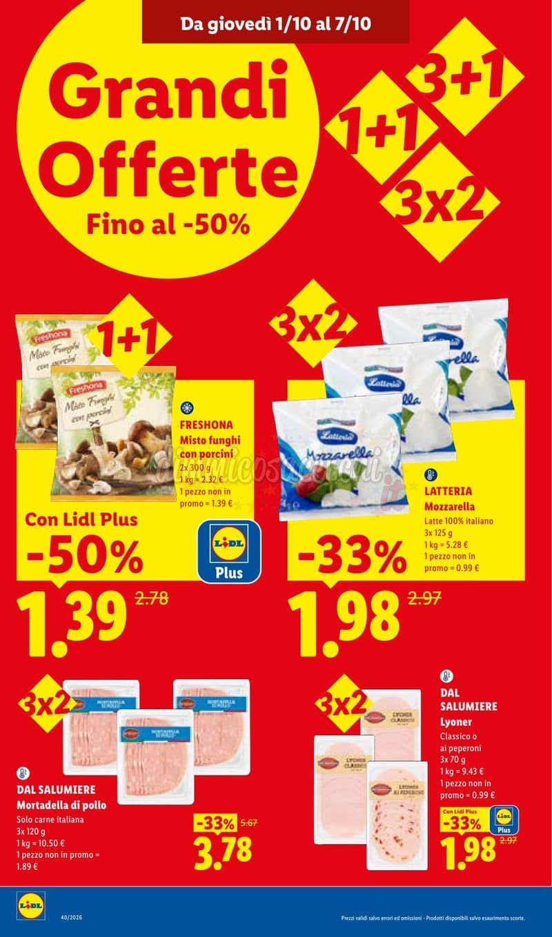Anteprima volantino Lidl dal 1° al 7 ottobre 2026 pagina 10