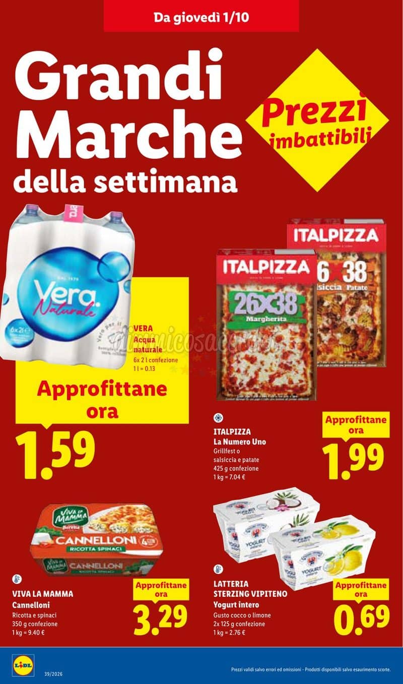 Anteprima volantino Lidl dal 1° al 7 ottobre 2026 pagina 16